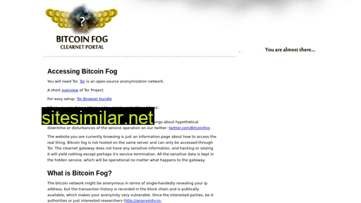 Bitcoinfog similar sites