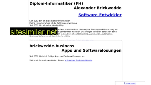 brickwedde.info alternative sites