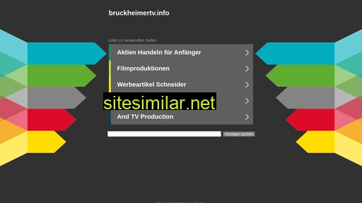 bruckheimertv.info alternative sites