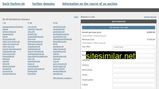 buch-fuehrer.de.domain-auktionen.info alternative sites