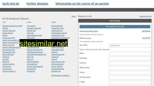 buch-lust.de.domain-auktionen.info alternative sites