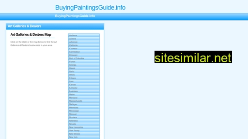 buyingpaintingsguide.info alternative sites