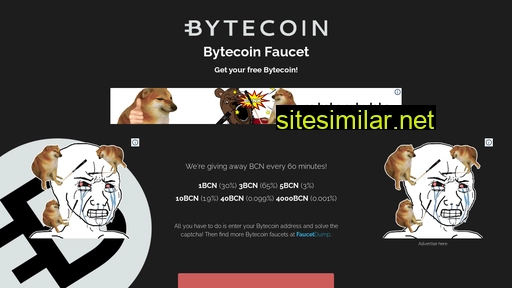 bytecoinfaucet.info alternative sites