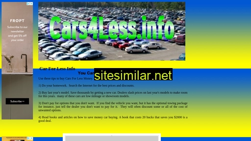 cars4less.info alternative sites