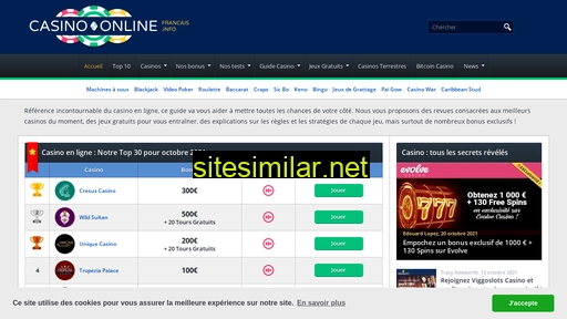 casinoonlinefrancais.info alternative sites