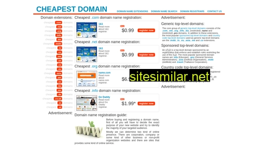cheapestdomain.info alternative sites