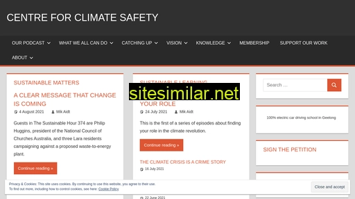 climatesafety.info alternative sites