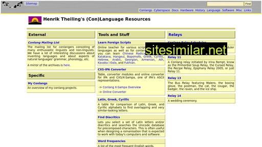 conlang.info alternative sites