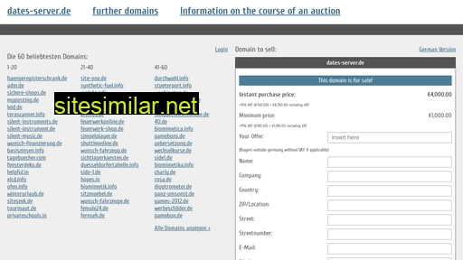 dates-server.de.domain-auktionen.info alternative sites