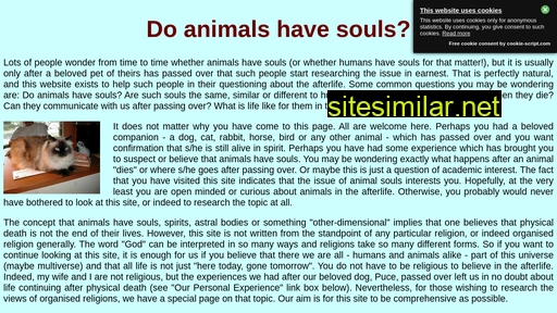 Do-animals-have-souls similar sites