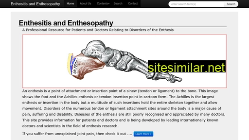 enthesis.info alternative sites