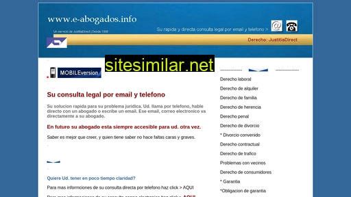 e-abogados.info alternative sites