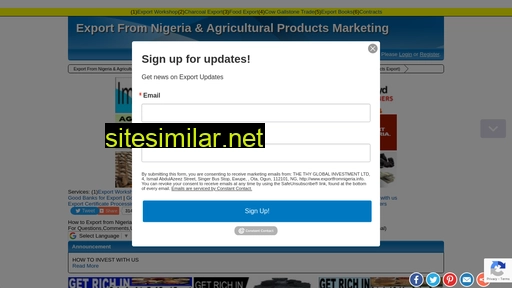 exportfromnigeria.info alternative sites