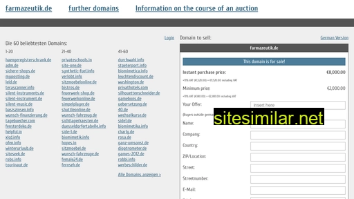 farmazeutik.de.domain-auktionen.info alternative sites