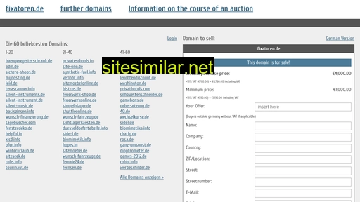 fixatoren.de.domain-auktionen.info alternative sites