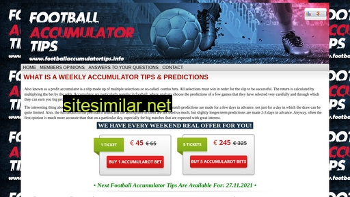 footballaccumulatortips.info alternative sites