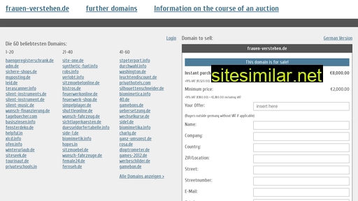 frauen-verstehen.de.domain-auktionen.info alternative sites
