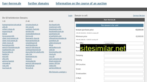 fuer-herren.de.domain-auktionen.info alternative sites
