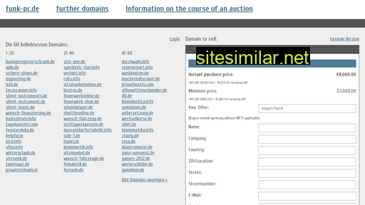 funk-pc.de.domain-auktionen.info alternative sites