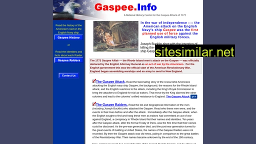 gaspee.info alternative sites