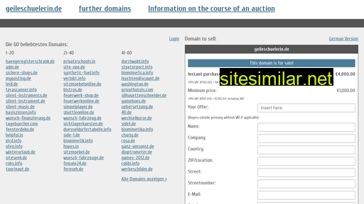 geileschuelerin.de.domain-auktionen.info alternative sites