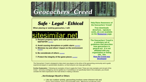 geocreed.info alternative sites