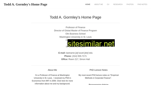 gormley.info alternative sites