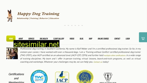 happydogtraining.info alternative sites