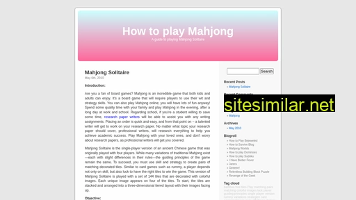 howtoplaymahjong.info alternative sites