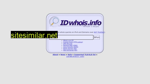 idwhois.info alternative sites