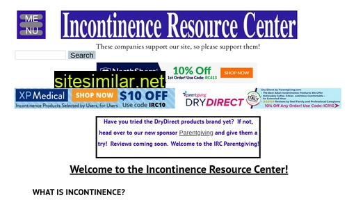 Incontinencesupport similar sites
