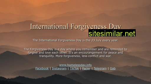 internationalforgivenessday.info alternative sites