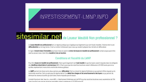 investissement-lmnp.info alternative sites
