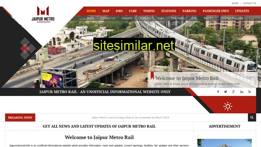 Jaipurmetrorail similar sites