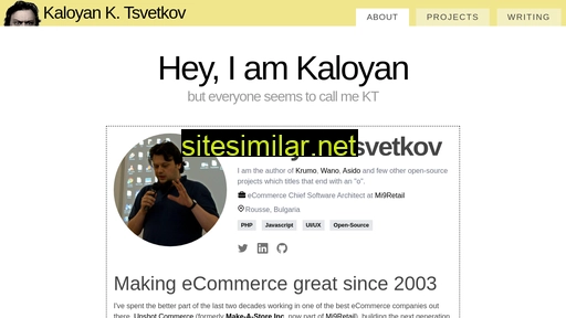 kaloyan.info alternative sites