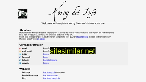korny.info alternative sites