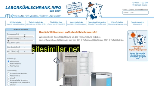 laborkuehlschrank.info alternative sites