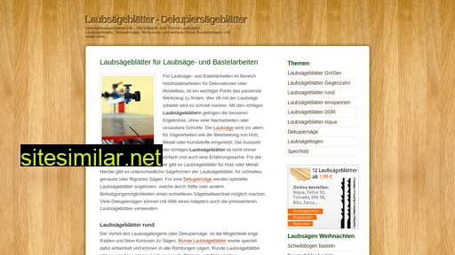 laubsaegeblaetter.info alternative sites