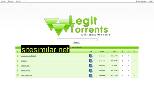 legittorrents.info alternative sites