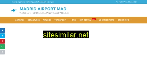 madrid-airport.info alternative sites