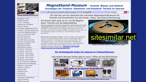magnetbandmuseum.info alternative sites