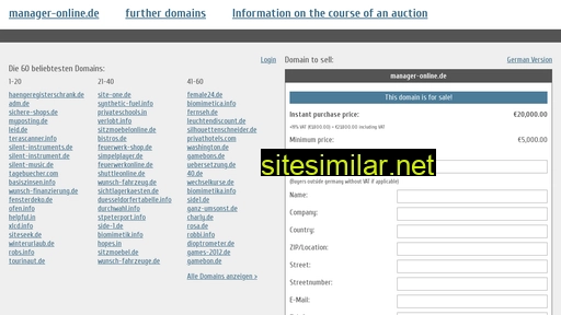 manager-online.de.domain-auktionen.info alternative sites
