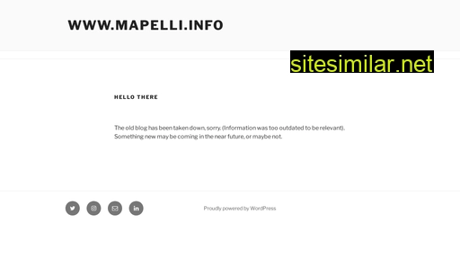 mapelli.info alternative sites