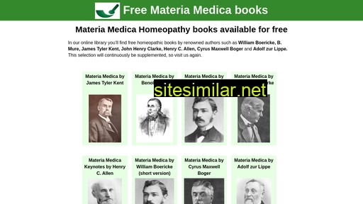 materiamedica.info alternative sites