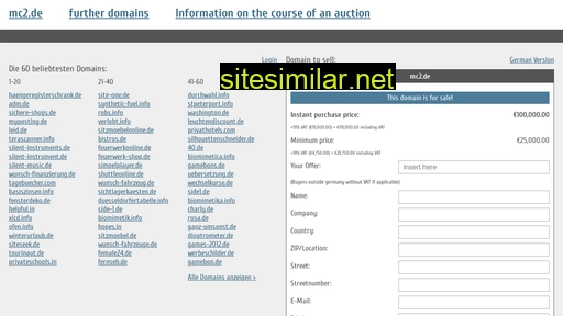 mc2.de.domain-auktionen.info alternative sites