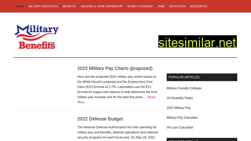 militarybenefits.info alternative sites