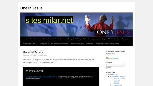 oneinjesus.info alternative sites