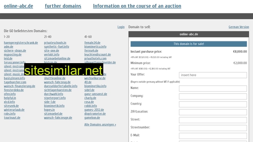 online-abc.de.domain-auktionen.info alternative sites