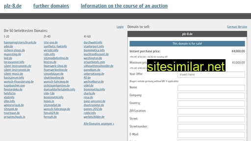 plz-8.de.domain-auktionen.info alternative sites