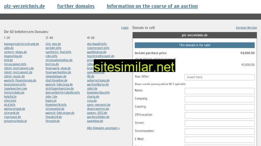 plz-verzeichnis.de.domain-auktionen.info alternative sites